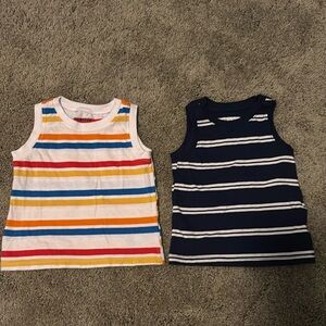 Old Navy 18-24M boys striped tank top set